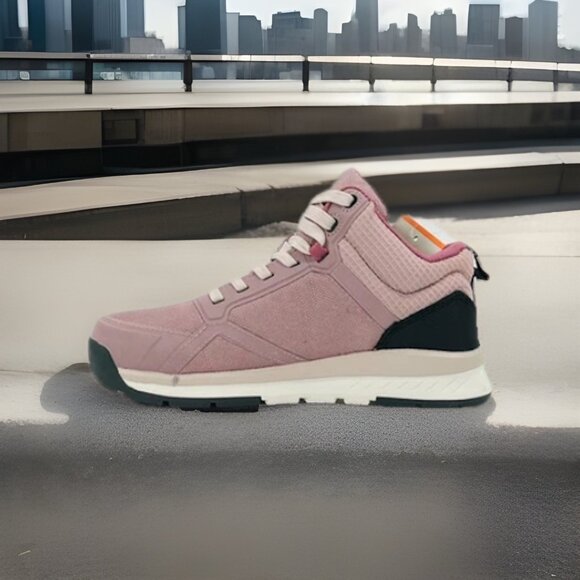 Bogs Boots Womens Size 9 Misty Rose Work Composite Toe Safety Sandstone Shoes - Picture 2 of 8